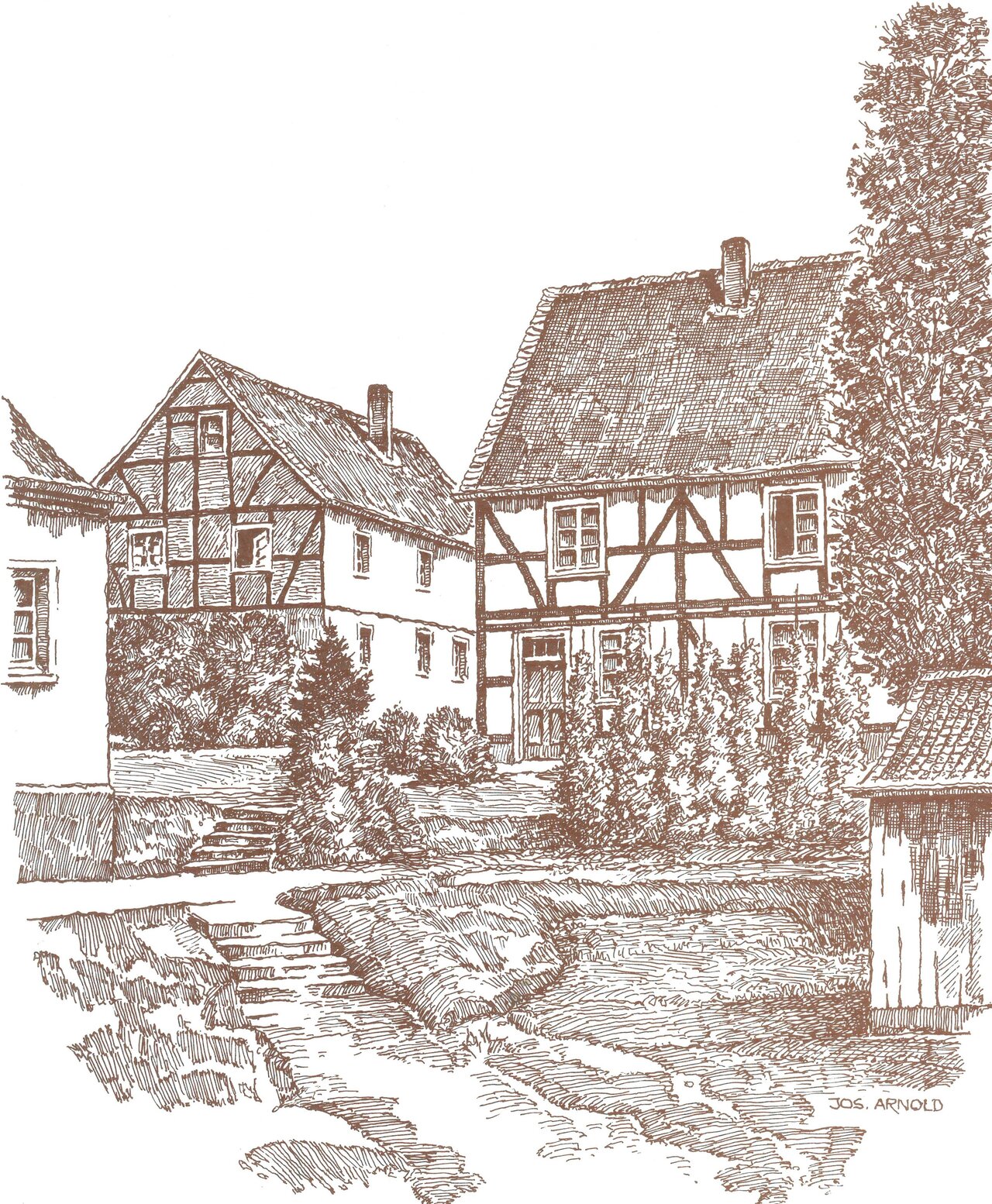 GAL Diverse Sammlungen Nr. 74, o.D. Zeichnung von Josef Arnold