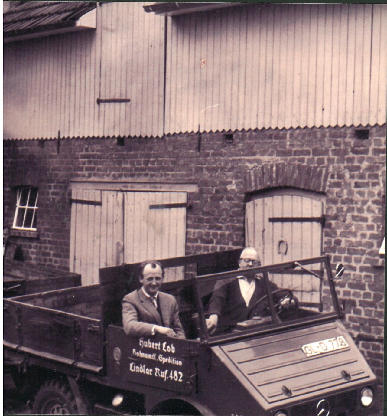 Unimog der bahnamtlichen Spedition, Ende 1950er Jahre, Fotograf unbekannt