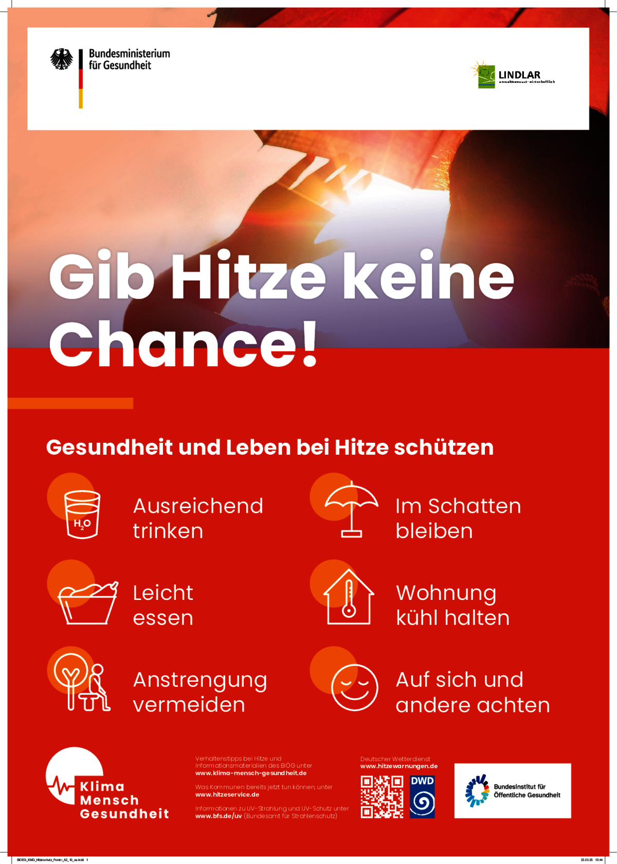 Hitzeschutz in Lindlar
