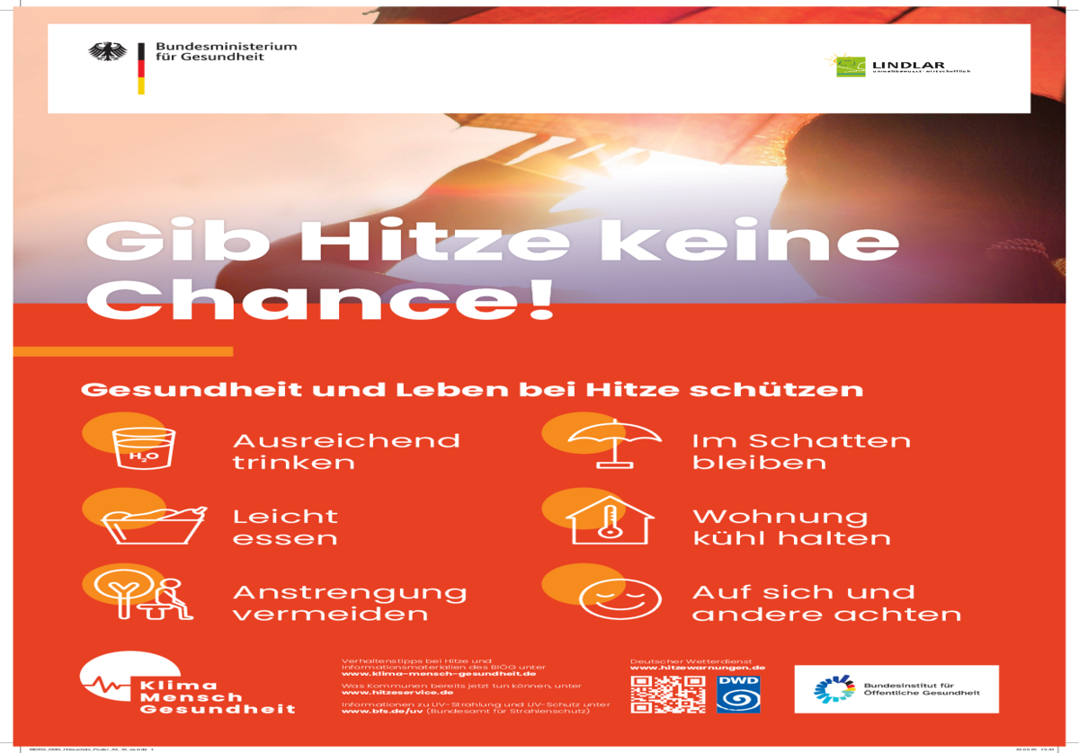Hitzeschutz in Lindlar