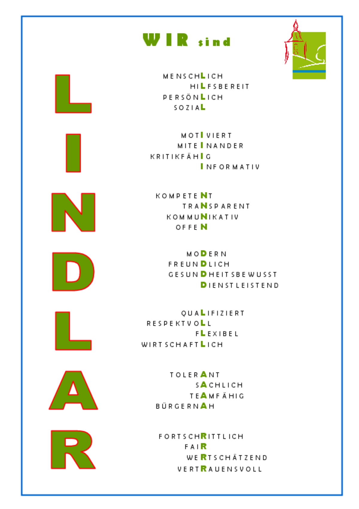 Leitlinien Gemeinde Lindlar
