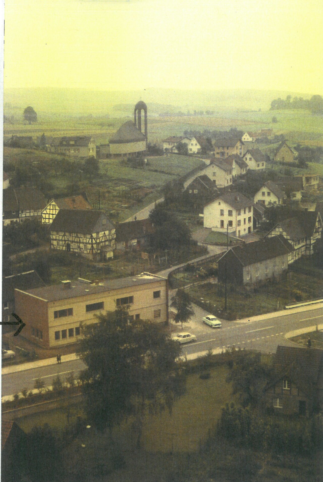 Blick vom Kirchturm St. Severin, 1961, Foto und Sammlung Ulrich Hoffstadt