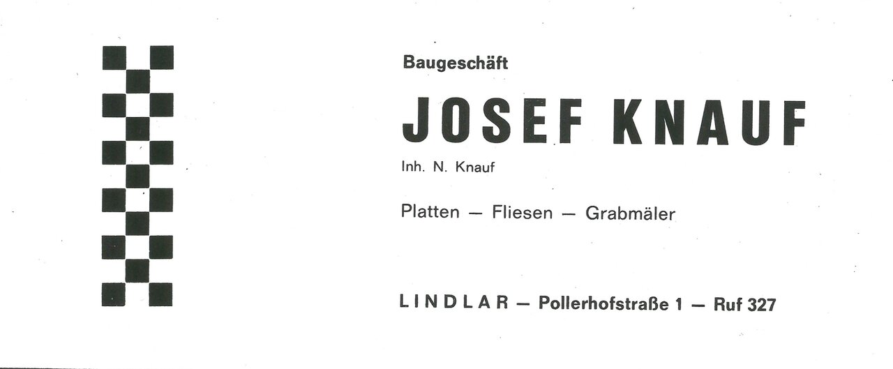 Werbeanzeige, 1975, aus GAL Sammlung Ursula Homberg Nr. 206