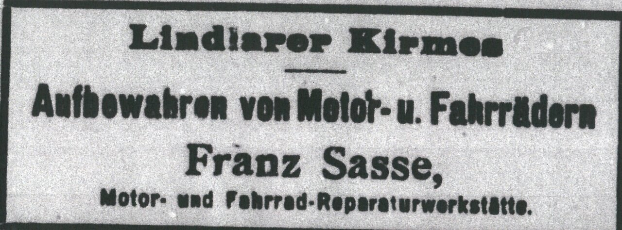 Anzeige, 1924, Bergische Wacht