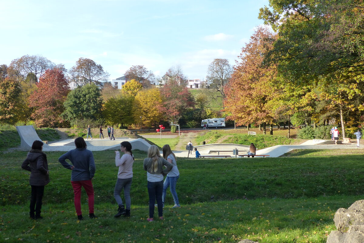 Skaterbahn im Herbst Skaterbahn im Herbst