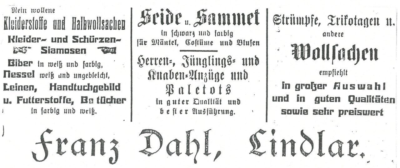Werbeanzeige, 04.10.1919, Sülztaler Bote
