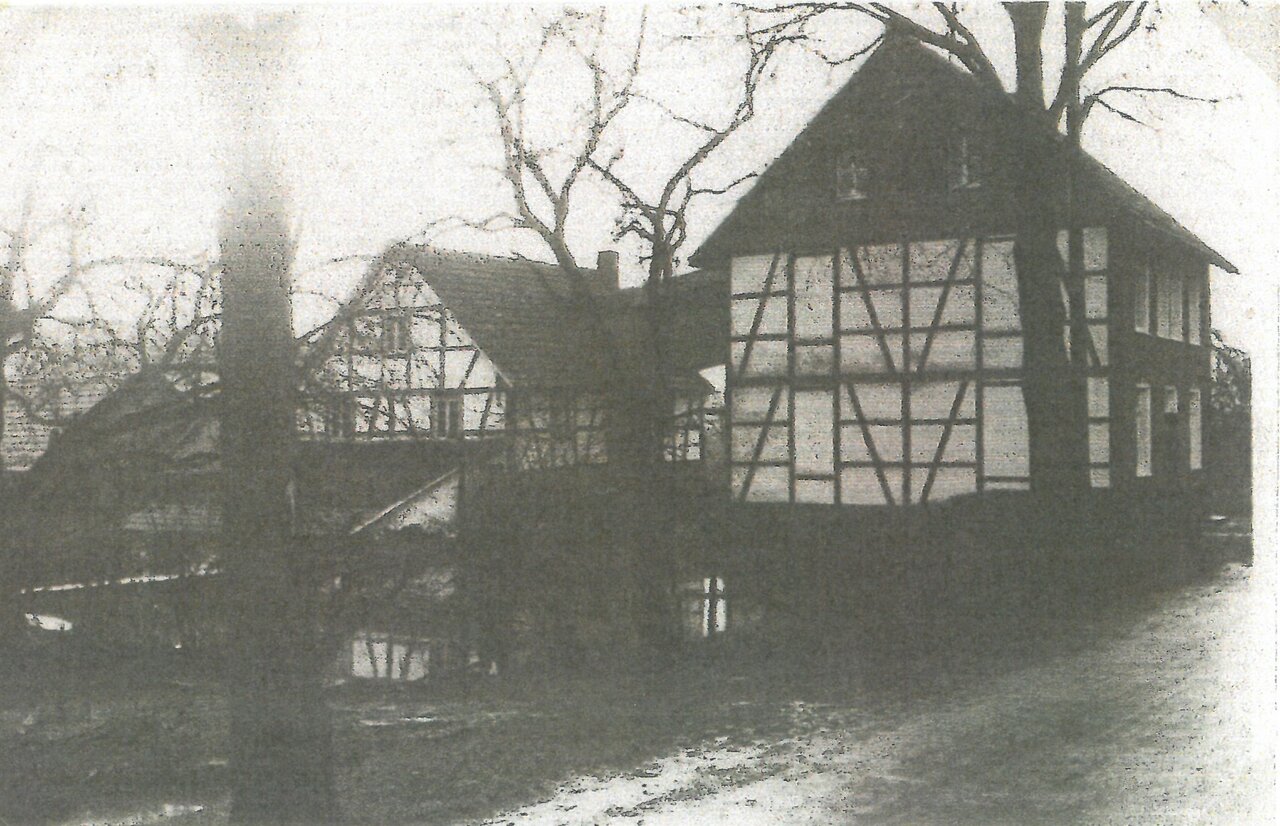 Mühle und Bäckereibetrieb von Peter Schiffbauer (Fotokopie), 1927, Fotograf unbekannt aus GAL Sammlung Ursula Homberg Nr. 296