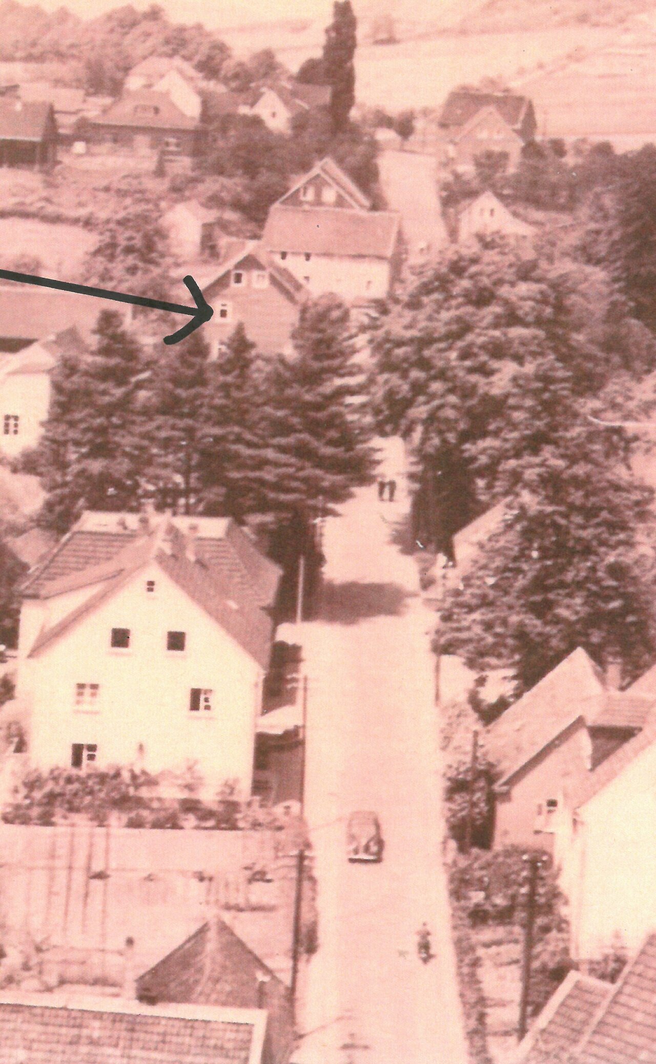 Haus Johann Fabritius, Ausschnitt o.D., Fotograf unbekannt, GAL 1931-1974 Nr. 153