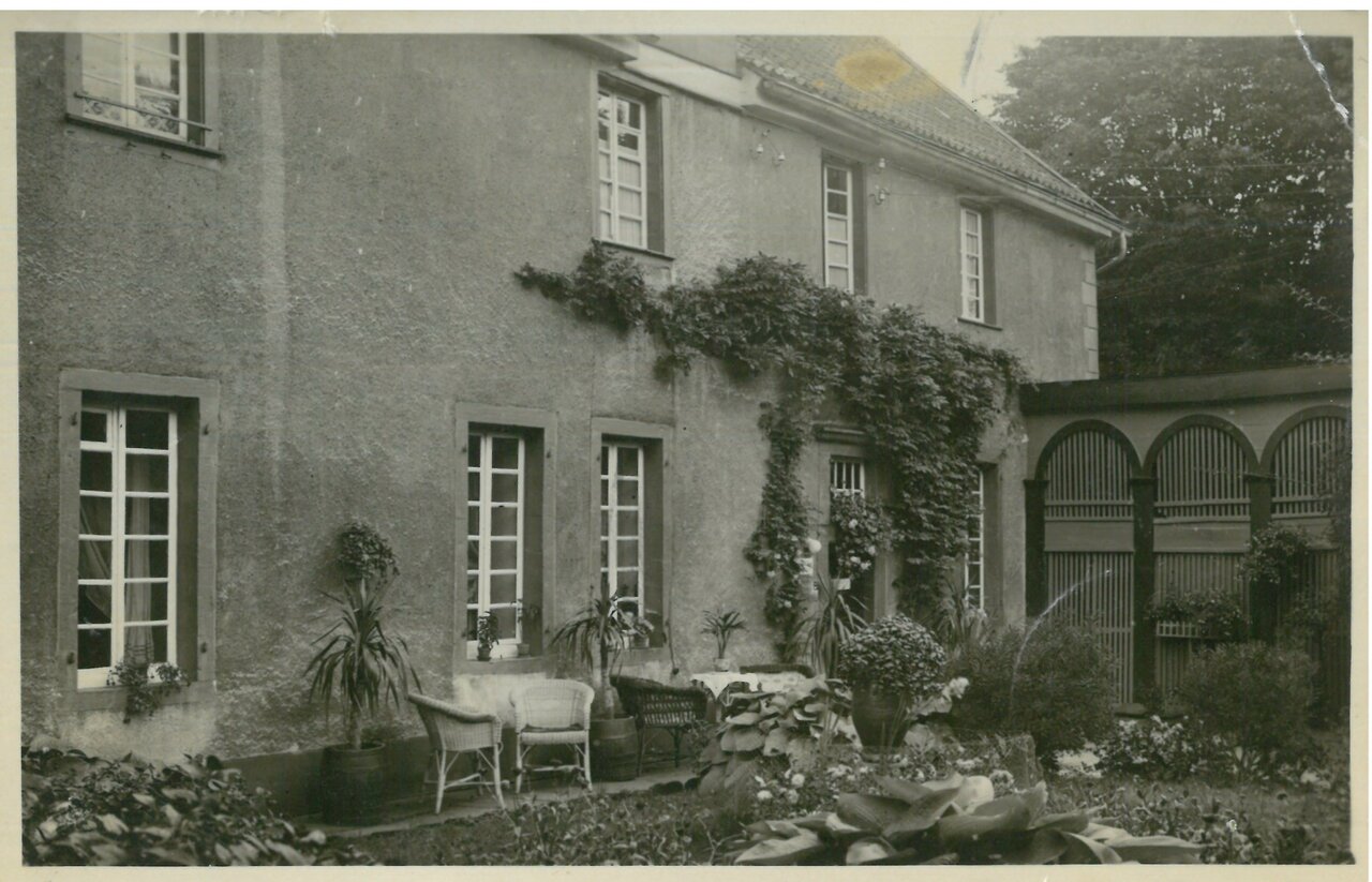 GAL Postkartenbestand, Gartenansicht, 18.07.1937, Fotograf unbekannt
