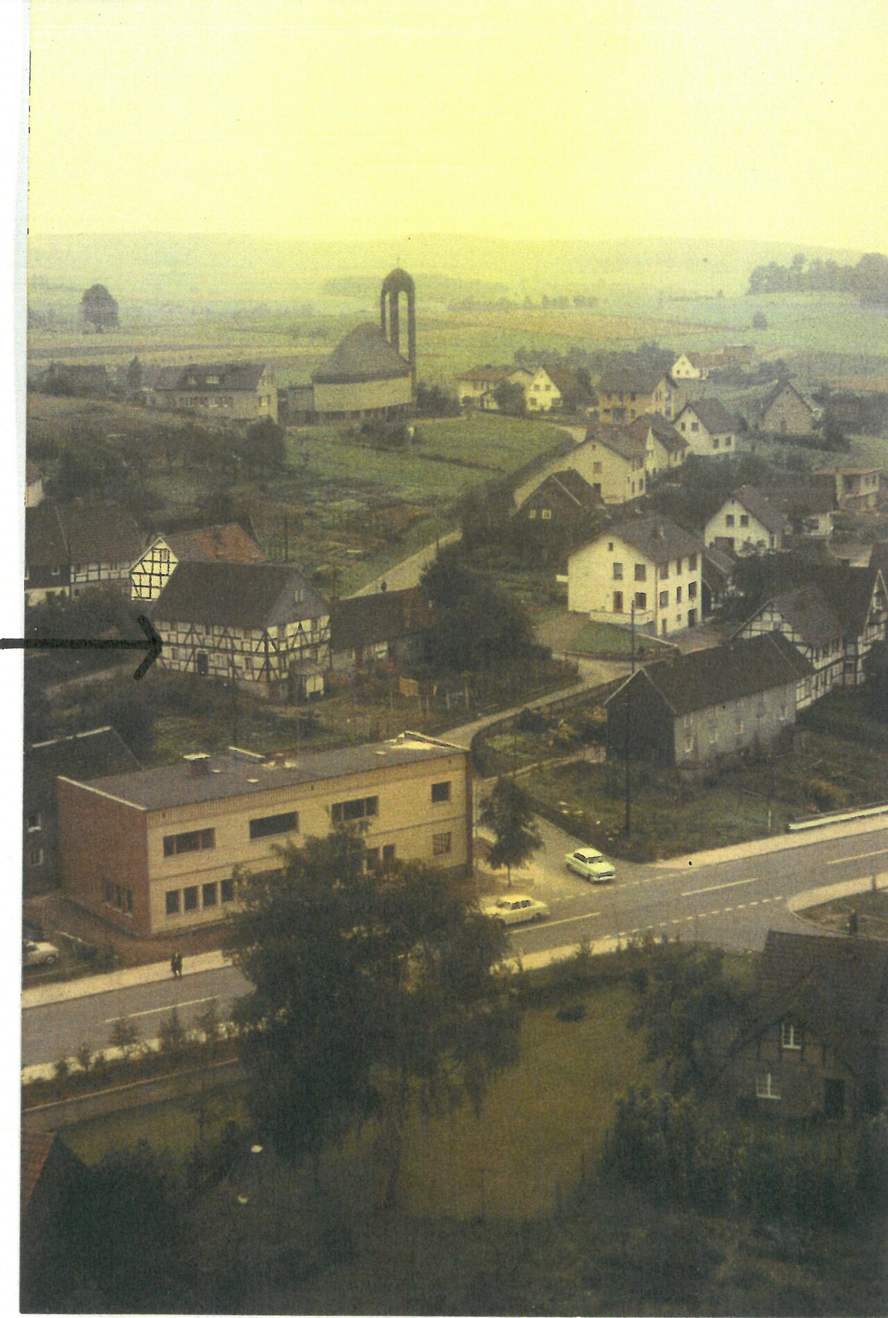 Blick vom Kirchturm St. Severin, 1961, Foto und Sammlung Ulrich Hoffstadt