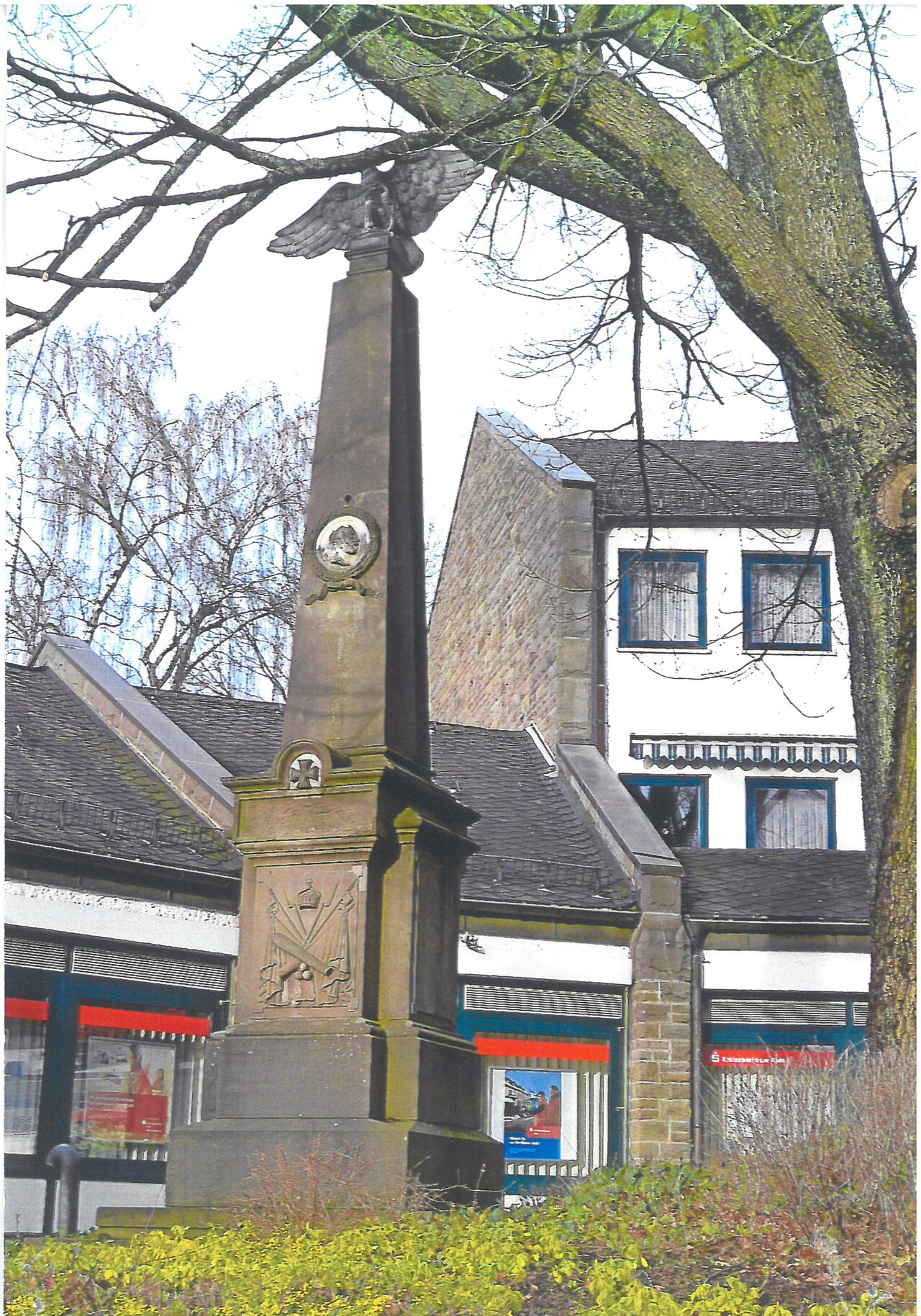 Kriegerdenkmal, Eichenhofstraße 8, 2015, GAL Diverse Sammlungen Nr. 7, Fotograf Ulrich Hoffstadt