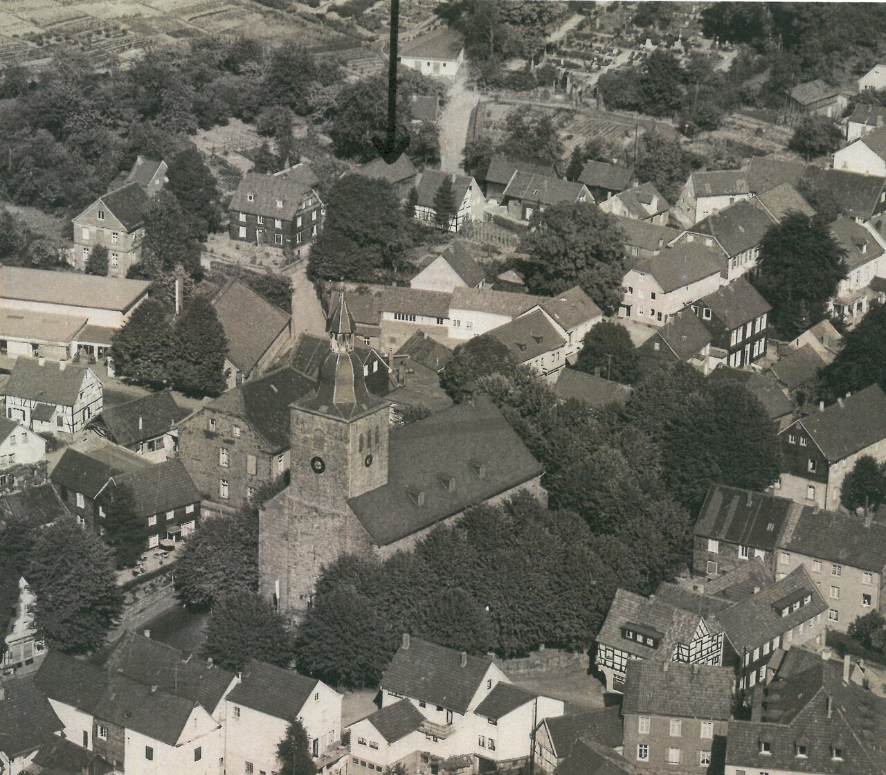 GAL Fotobestand Großformat Nr. 20 -mit Pfeil-, 1950er Jahre, Fotograf unbekannt