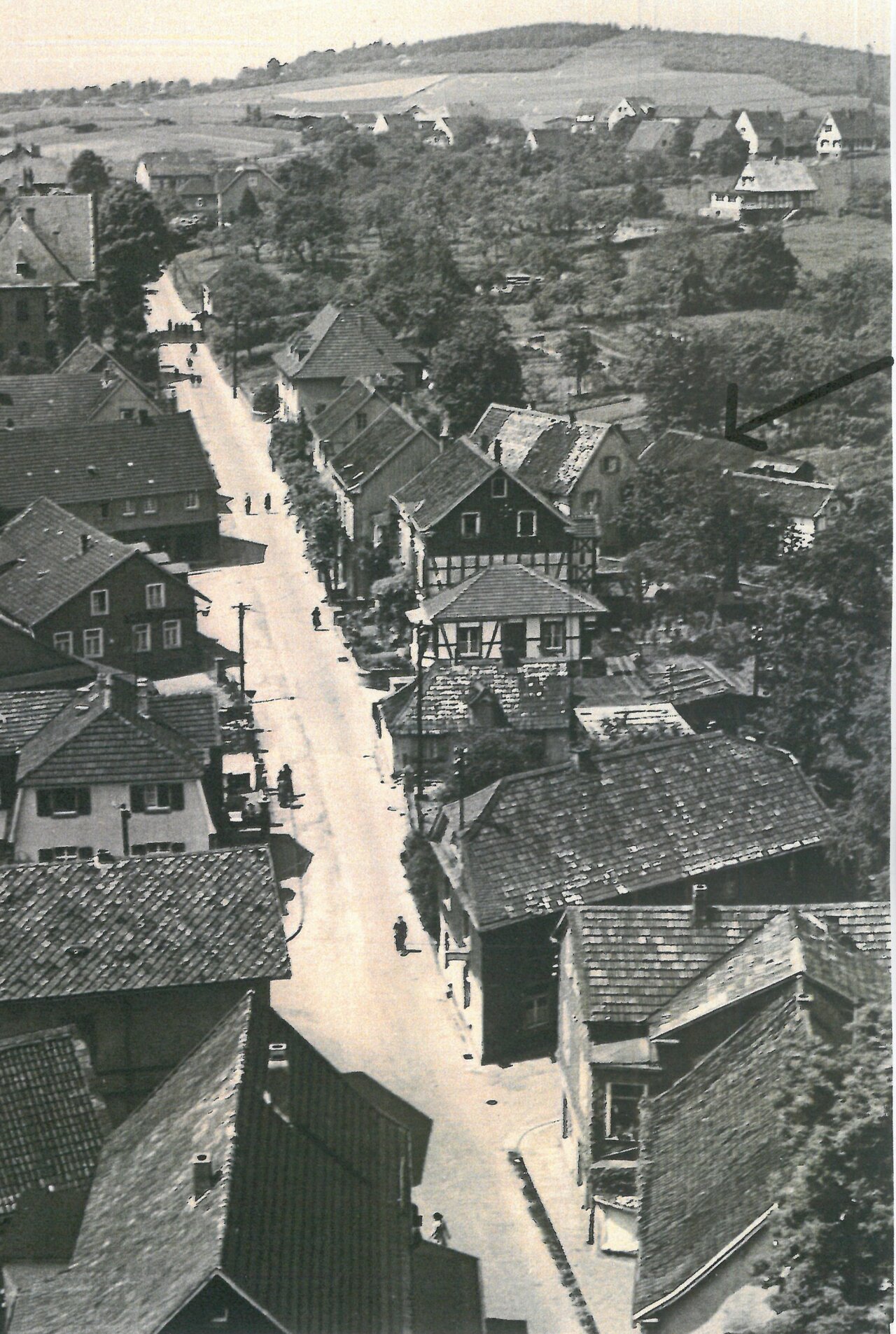 GAL Postkartenbestand Nr. 583 -mit Pfeil-, 1948/1950, Foto August Krämer aus GAL Sammlung Ursula Homberg Nr. 181