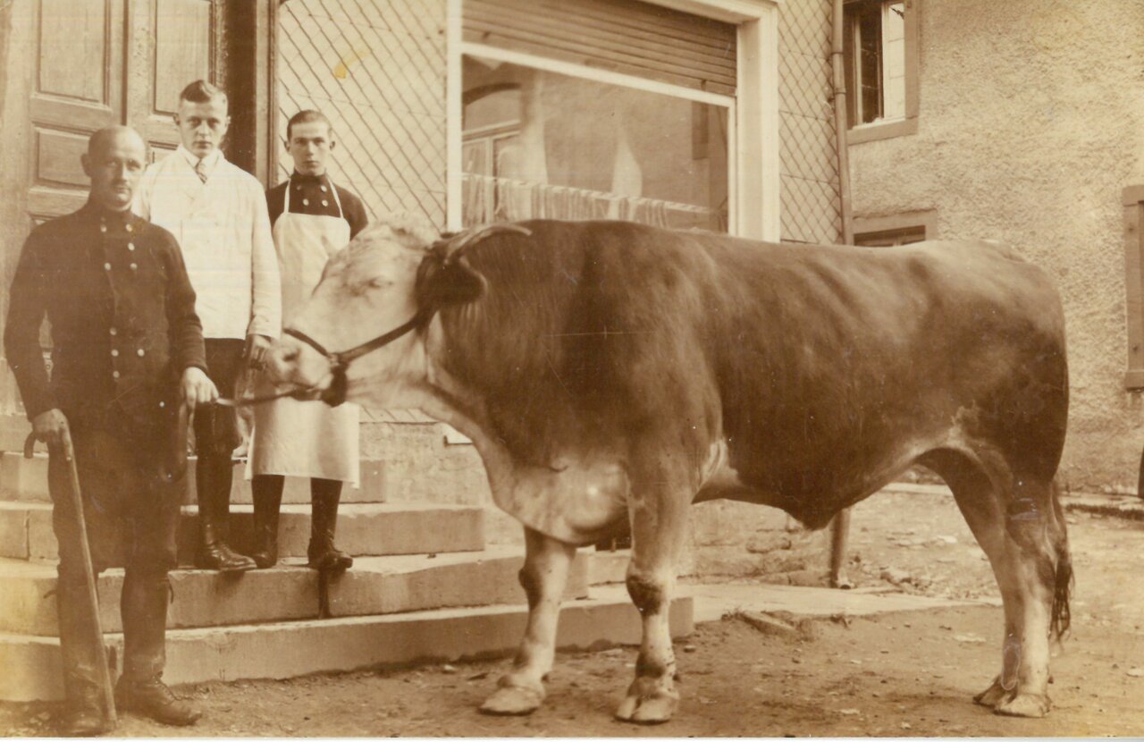 Metzgerei August Arnold 1925-1930, GAL Fotos bis 1930 Nr. 416, Fotograf unbekannt