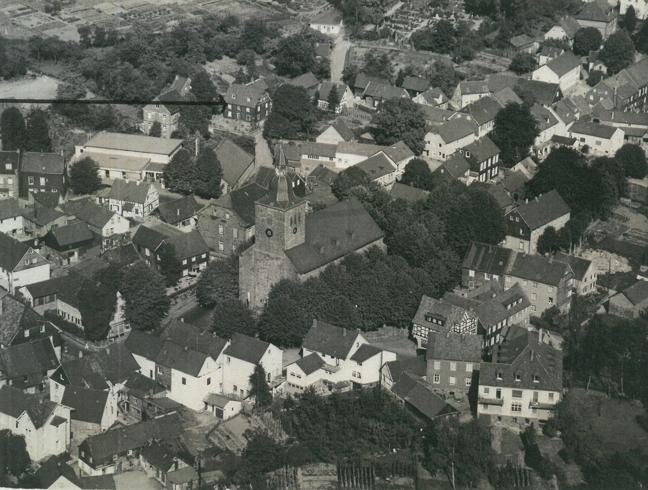GAL Fotobestand Großformat Nr. 20 -mit Pfeil-, 1950er Jahre, Fotograf unbekannt