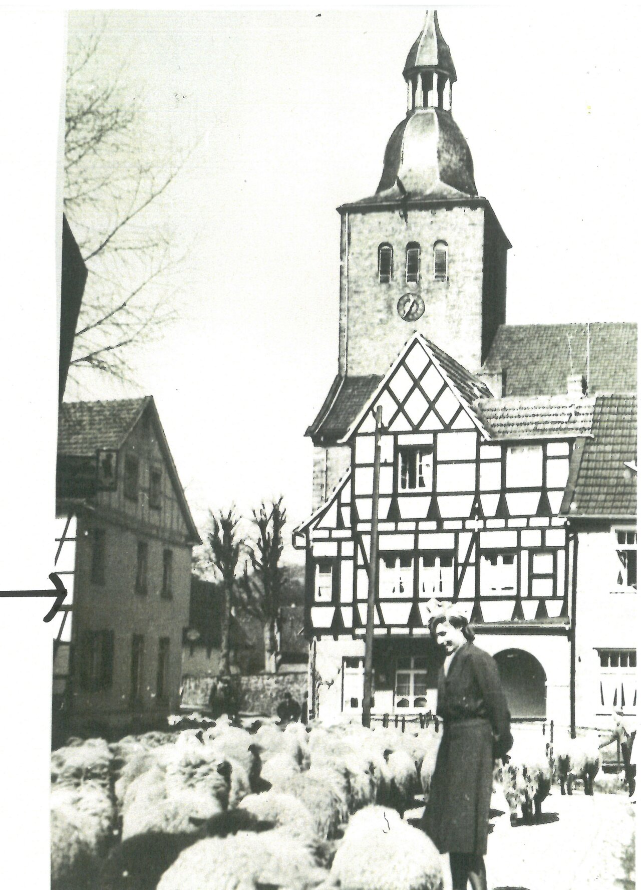 GAL Fotobestand 1931-1974 Nr. 77 -mit Pfeil-, 1940er Jahre, Fotograf unbekannt