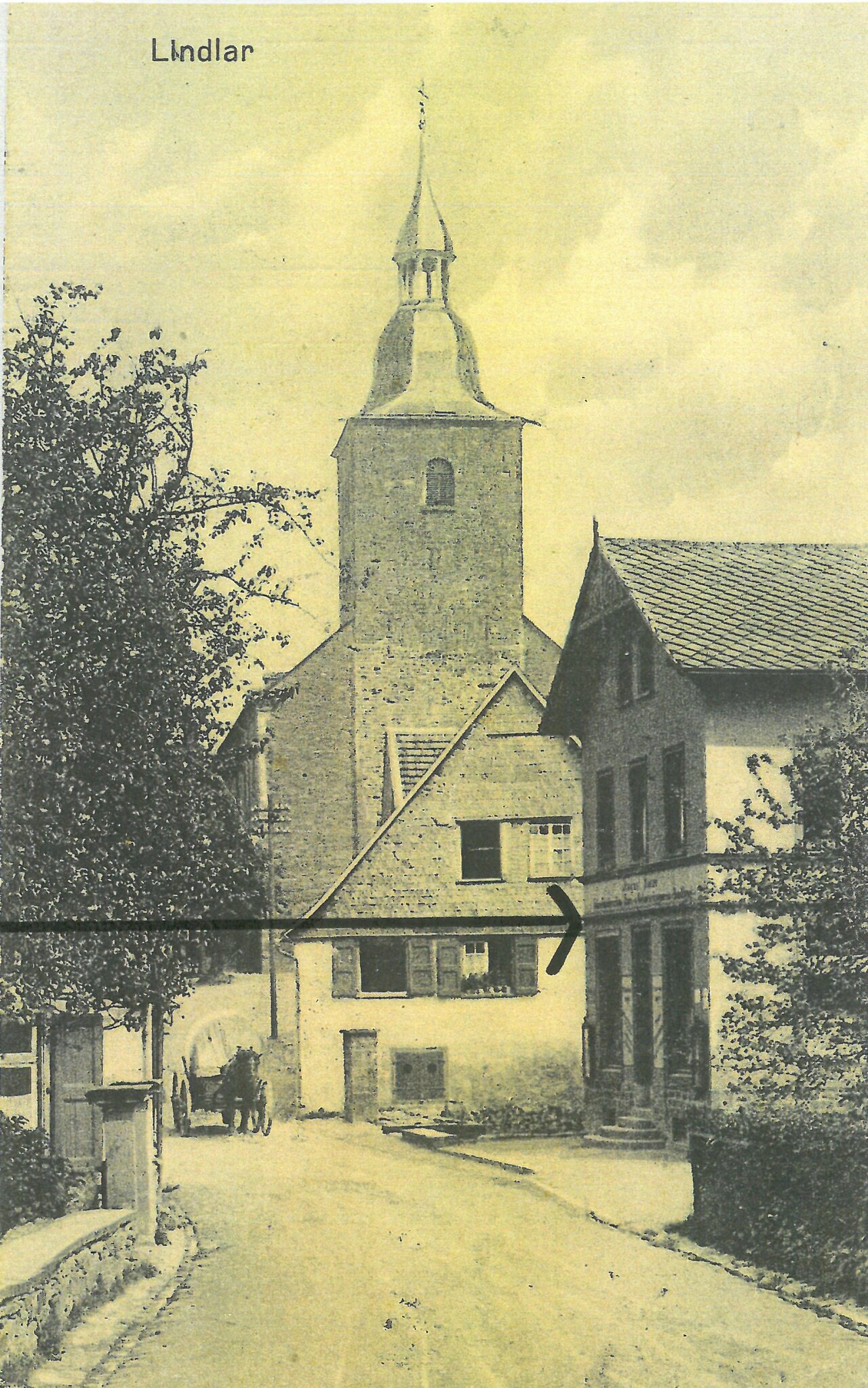 GAL Postkartenbestand Nr. 246 -mit Pfeil-, 1912, Fotograf unbekannt