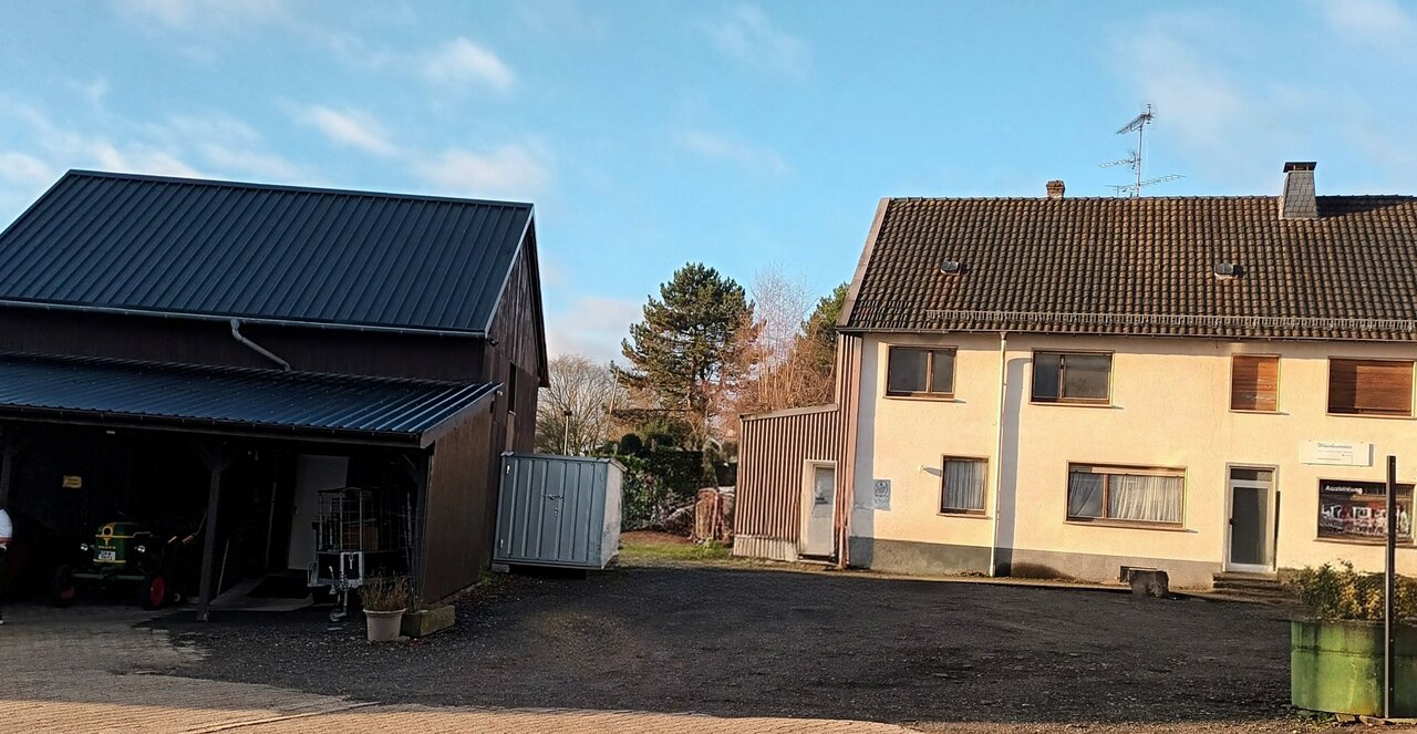 Standort des ehemaligen Festsaales "Helvetia", 2025, Foto Doris Kisters, bearbeitet Eva Fielenbach