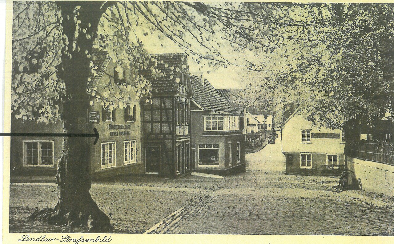 GAL Postkartenbestand Nr. 27 -mit Pfeil-, 1934, Foto A. Sasse