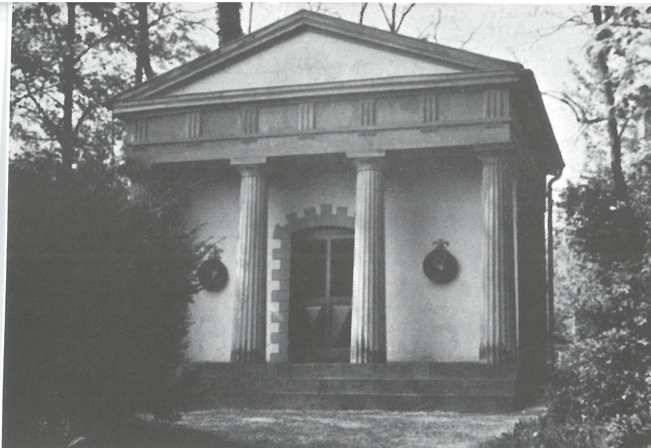 163 Mausoleum auf dem neuen Friedhof von 1804